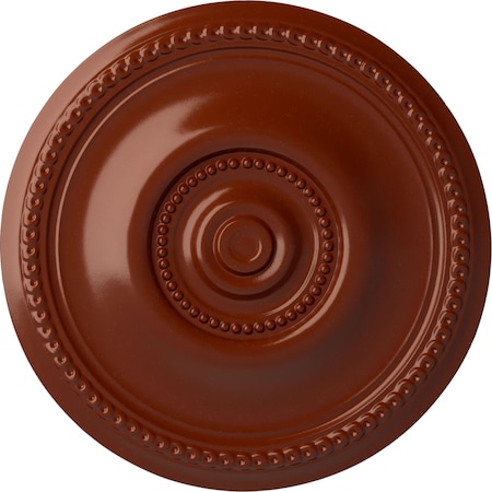 Ekena Millwork Raynor Ceiling Medallion (Fits Canopies up to 6"), Hand-Painted Firebrick, 20 5/8"OD x 1 3/8"P CM20BEFIF